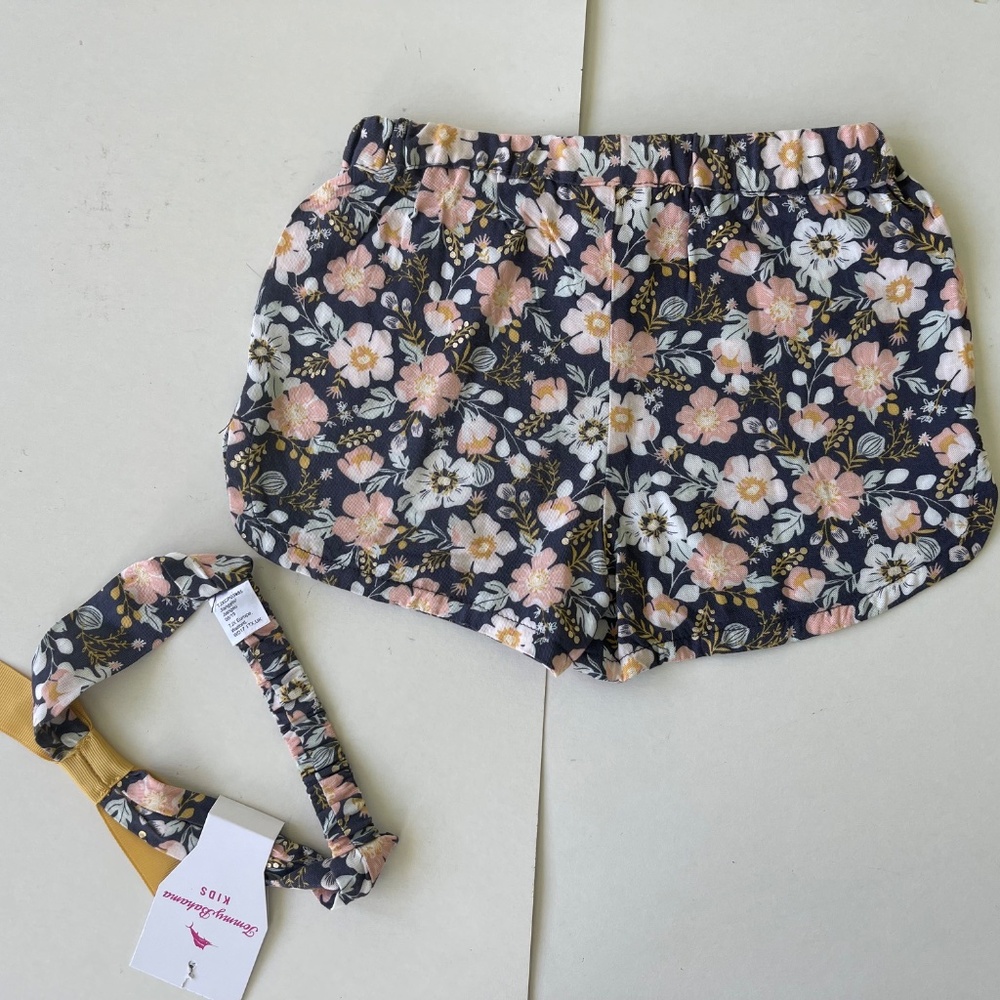 NEW Tommy Bahama Kids 3 pc Shorts set Girls 3T - Picture 7 of 12
